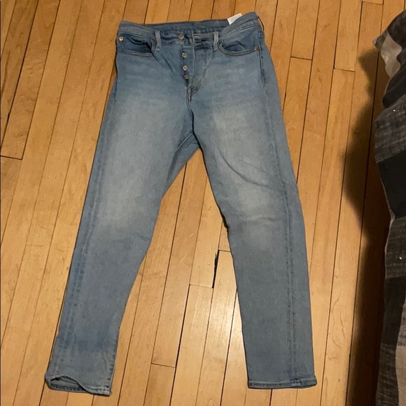 levi's wedgie icon fit high waist crop jeans